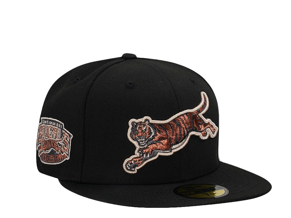 New Era Cincinnati Bengals 20th Anniversary Black Copper Edition 59Fifty Fitted Gorra