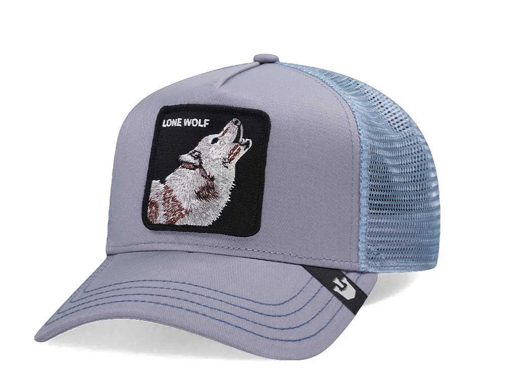 Goorin Bros The Lone Wolf Gray Trucker Snapback Gorra