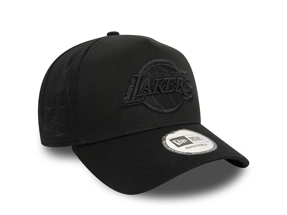 New Era Los Angeles Lakers Monochrome Black A Frame Snapback Gorra