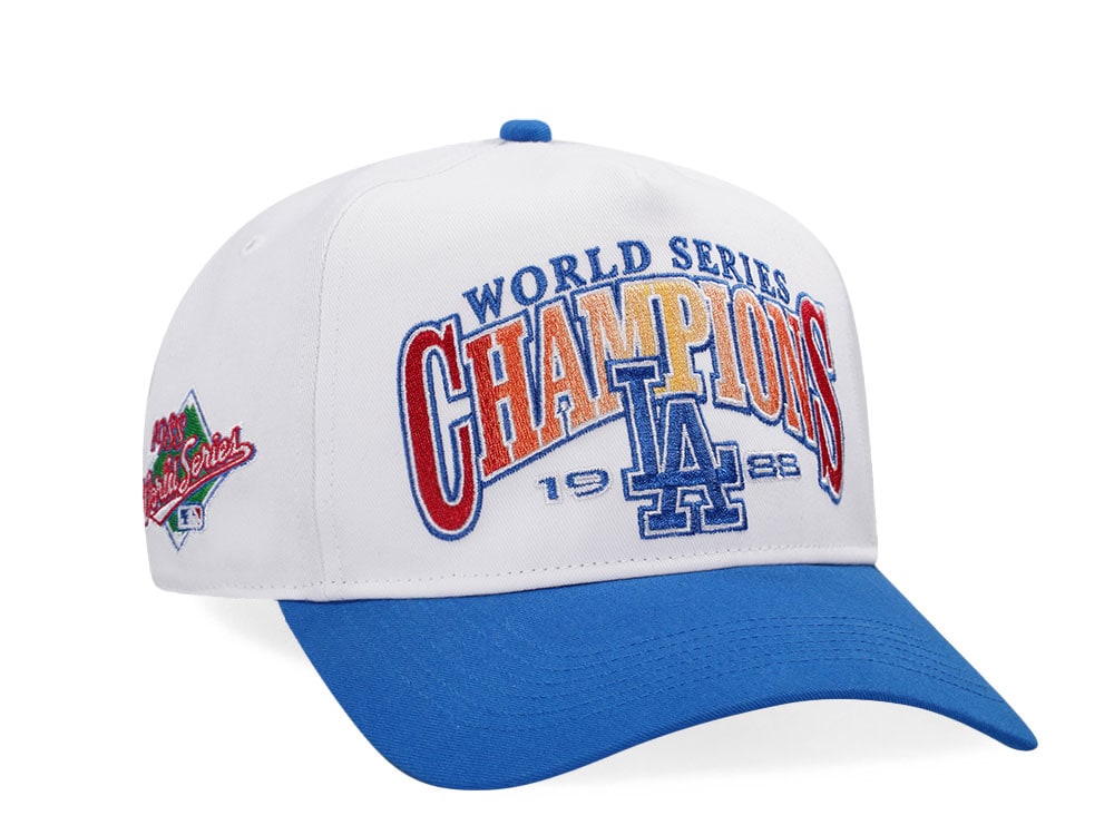 47Brand Los Angeles Dodgers World Series 1986 White Arch Champions Hitch Snapback Gorra