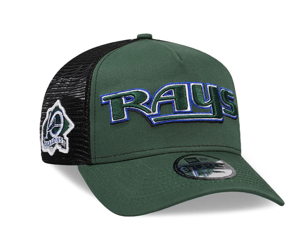 New Era Tampa Bay Rays 10 Seasons Edition 9Forty A Frame Trucker Snapback Gorra