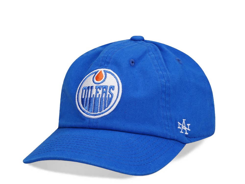 American Needle Edmonton Oilers All Blue Ballpark Dadhat Strapback Gorra