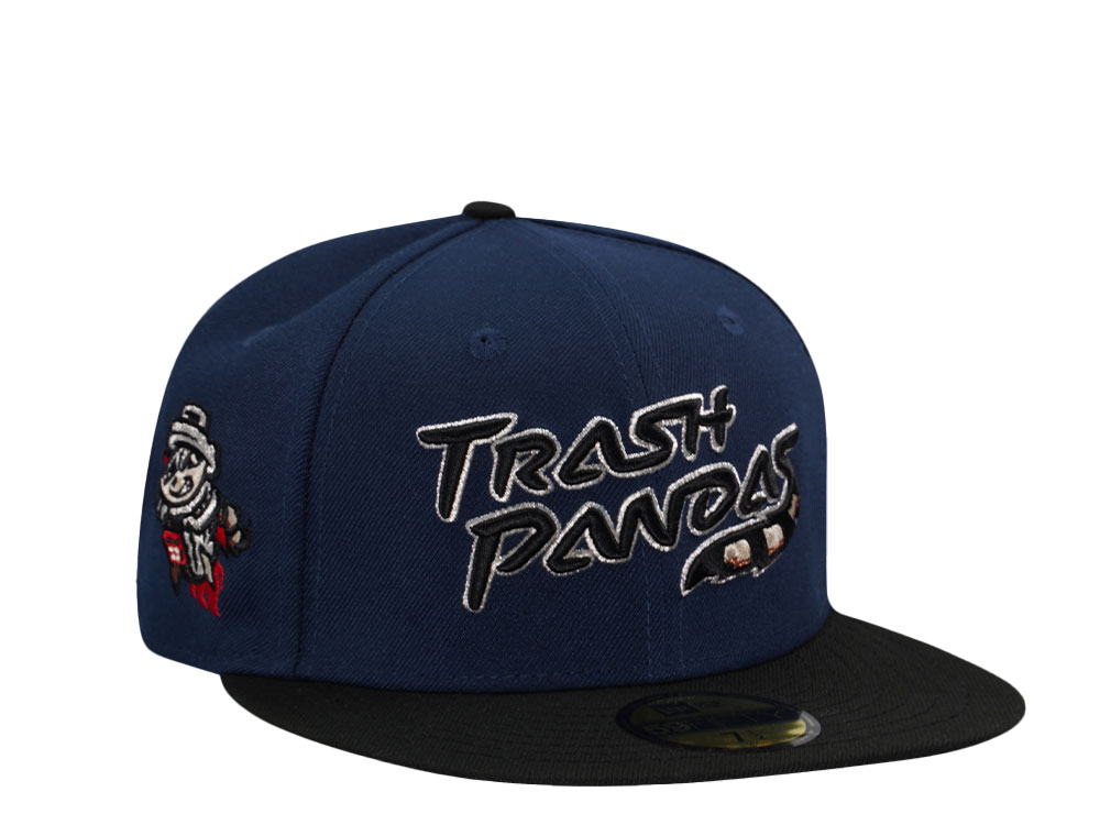 New Era Rocket City Trashpandas Oceanside Blue Two Tone Prime Edition 59Fifty Fitted Gorra