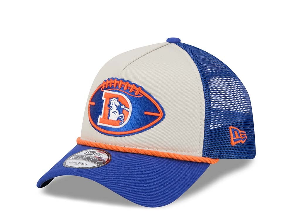 New Era Denver Broncos Sideline 2024 9Forty A Frame Trucker Snapback Gorra