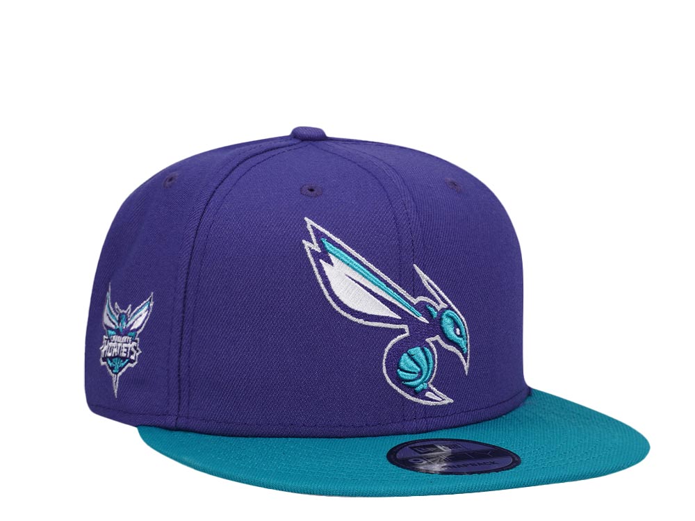 New Era Charlotte Hornets Purple Two Tone Classic Edition 9Fifty Snapback Gorra