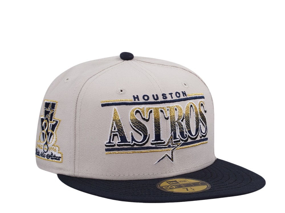 New Era Houston Astros 35th Anniversary Stone Two Tone Edition 59Fifty Fitted Gorra