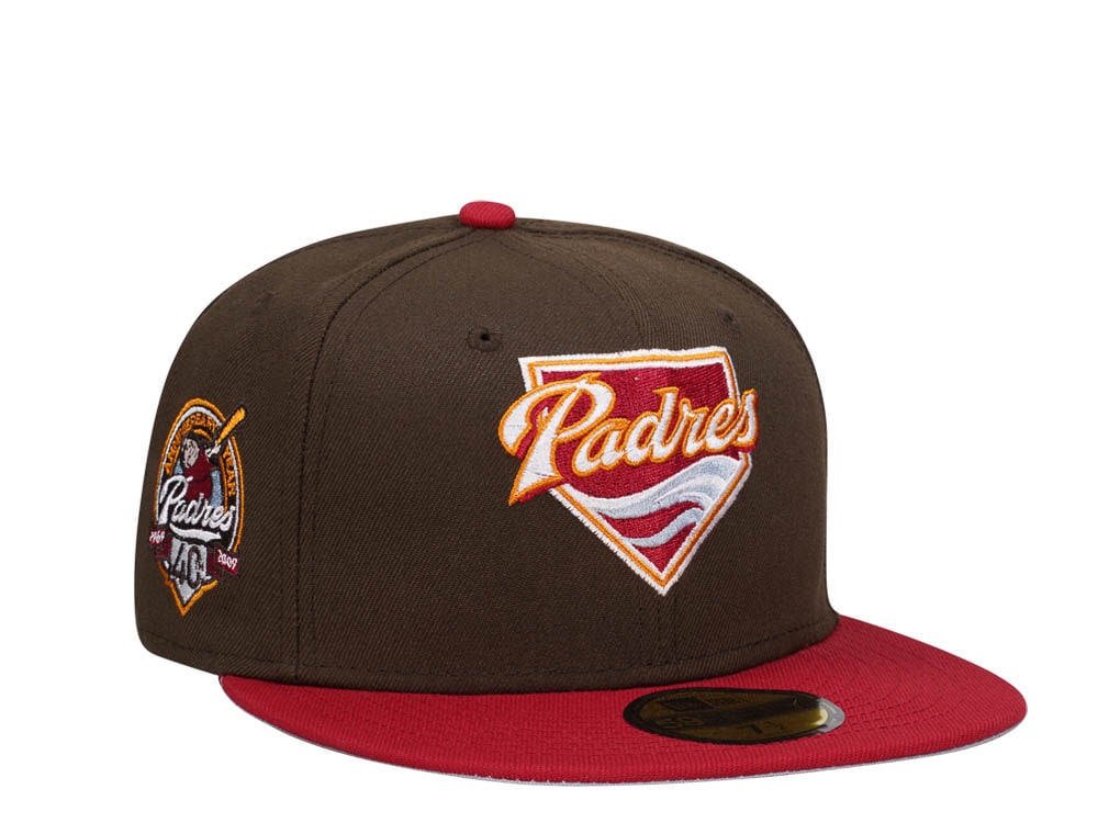 New Era San Diego Padres 40th Anniversary Walnut Two Tone Prime Edition 59Fifty Fitted Gorra