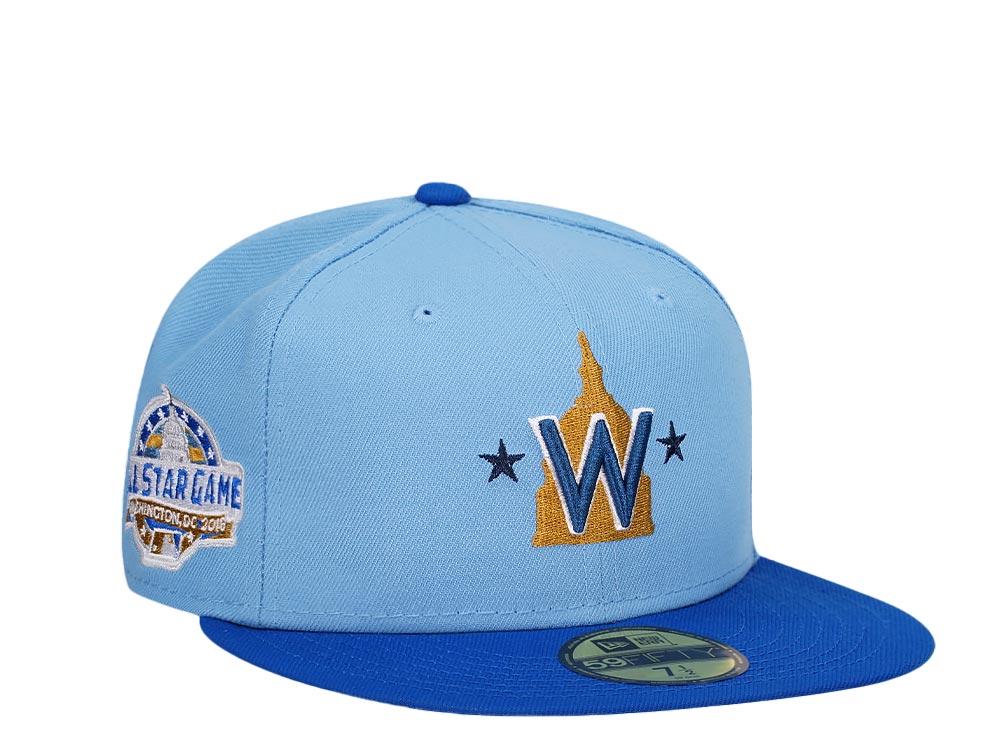 New Era Washington Nationals All Star Game 2016 Fresh Blue Two Tone Edition 59Fifty Fitted Gorra