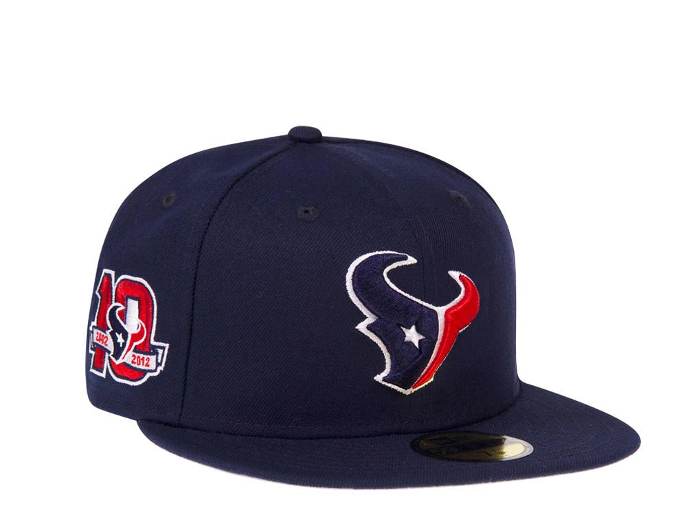 New Era Houston Texans 10th Anniversary Navy Classic Prime Edition 59Fifty Fitted Gorra