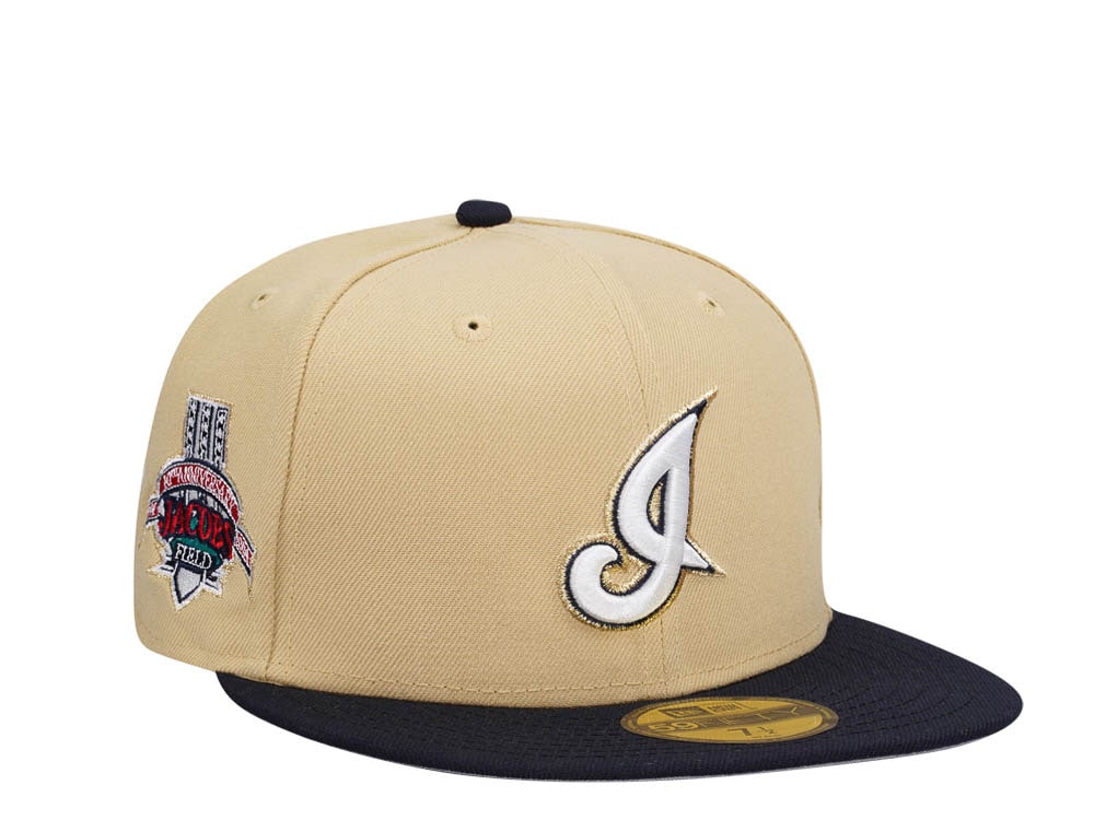 New Era Cleveland Indians 10th Anniversary Jacobs Field Vegas Two Tone Edition 59Fifty Fitted Gorra