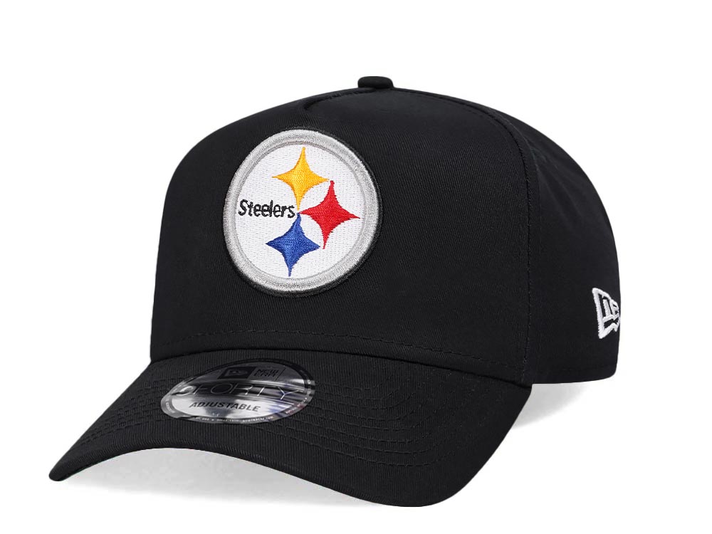 New Era Pittsburgh Steelers Black 9Forty A Frame Snapback Gorra