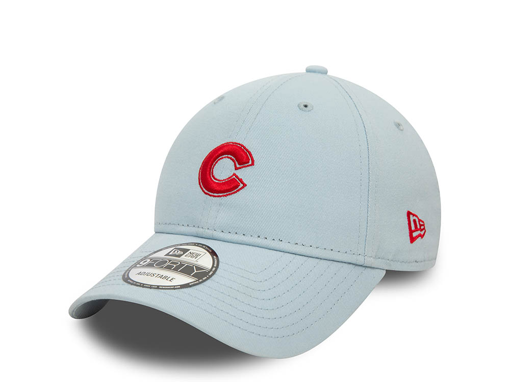 New Era Chicago Cubs Blue Washed 9Forty Strapback Gorra