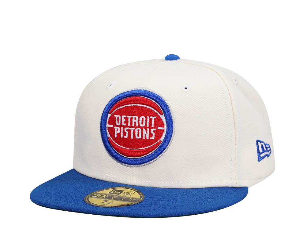 New Era Detroit Pistons Chrome Two Tone Edition 59Fifty Fitted Gorra