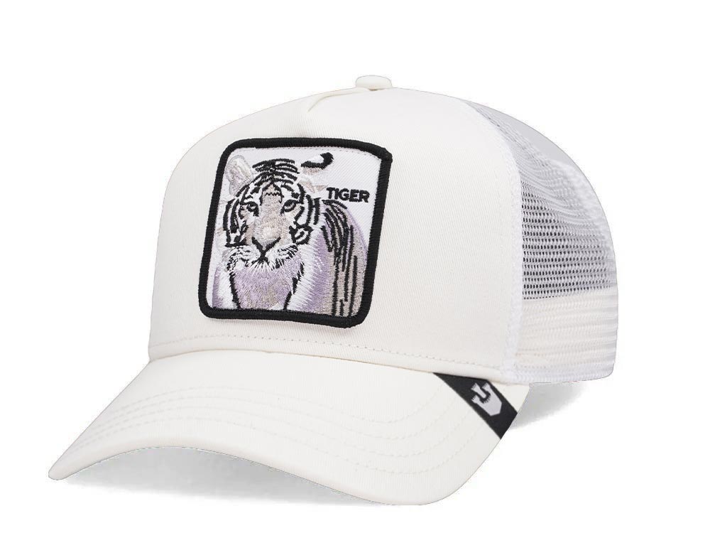 Goorin Bros The White Tiger White Trucker Snapback Gorra