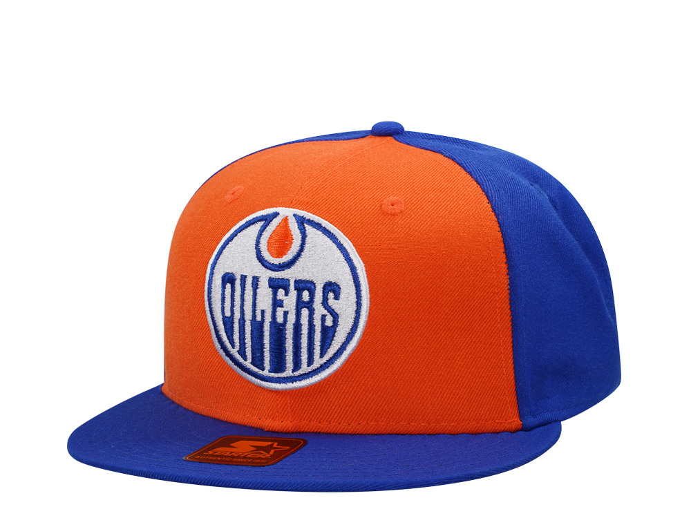 Starter Edmonton Oilers Classic Logo Two Tone Snapback Gorra