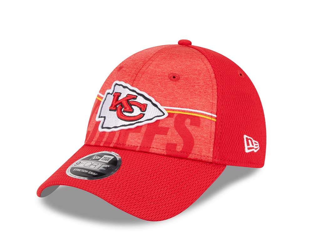 New Era Kansas City Chiefs NFL Training Camp 23 9Forty Stretch Snapback Gorra