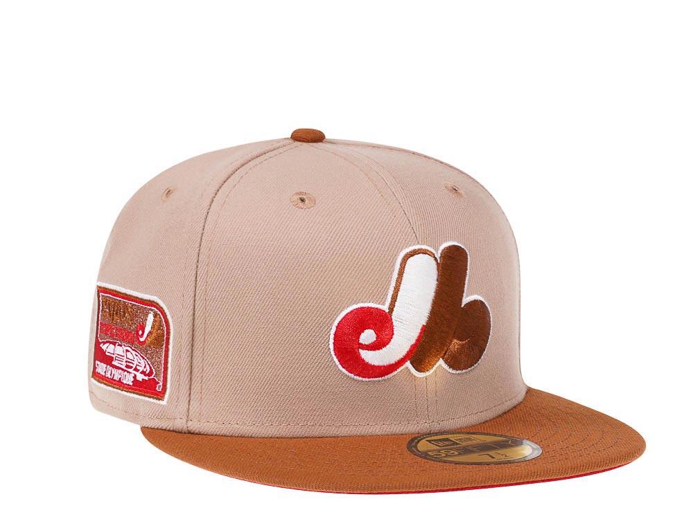 New Era Montreal Expos Olympic Stadium Patch Two Tone Prime Edition 59Fifty Fitted Gorra