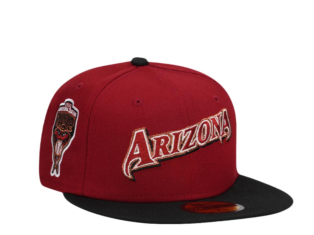 New Era Arizona Diamondbacks Inaugural Season 1998 Brick Copper Two Tone Throwback Edition 59Fifty Fitted Gorra