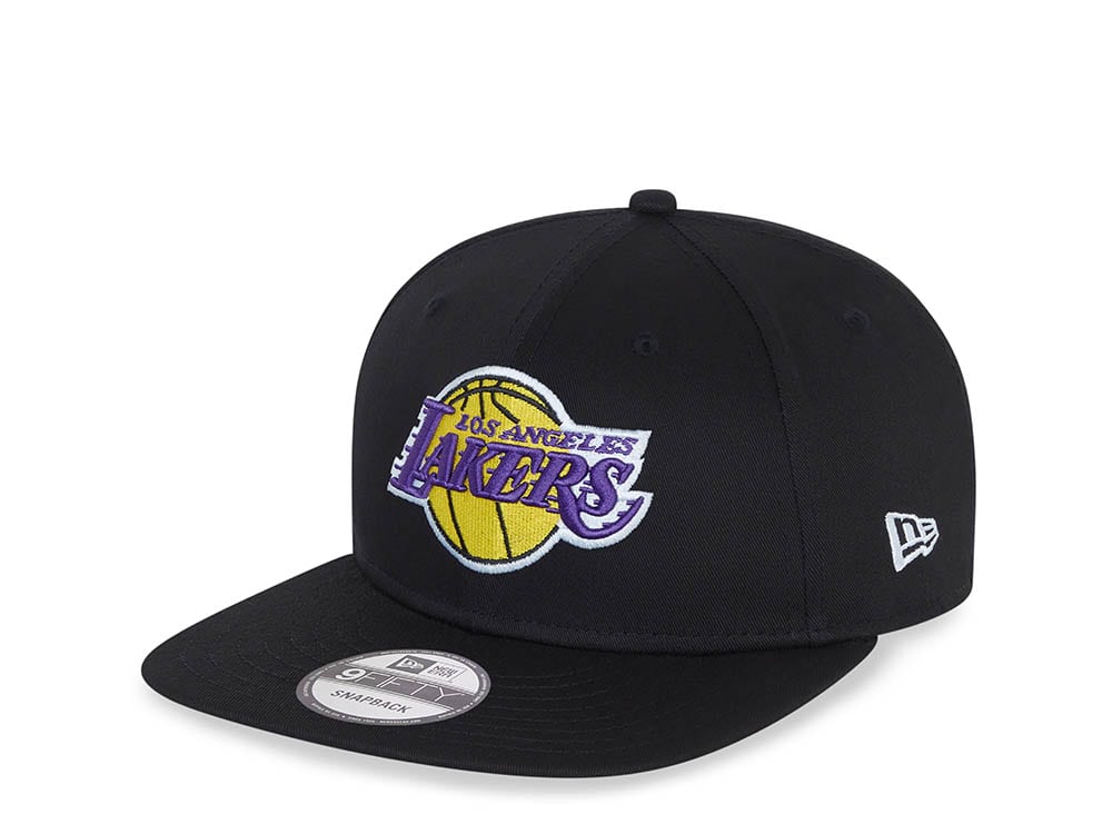 New Era Los Angeles Lakers Black 9Fifty Snapback Gorra