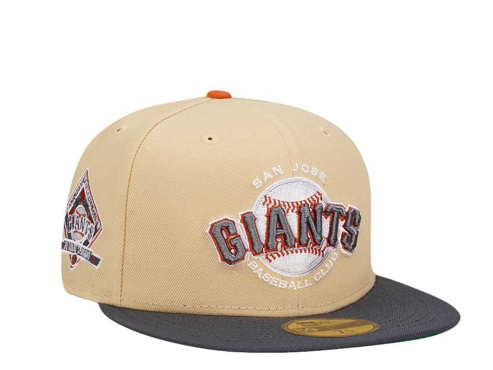 New Era San Jose Giants 30th Anniversary Vegas Two Tone Edition 59Fifty Fitted Gorra