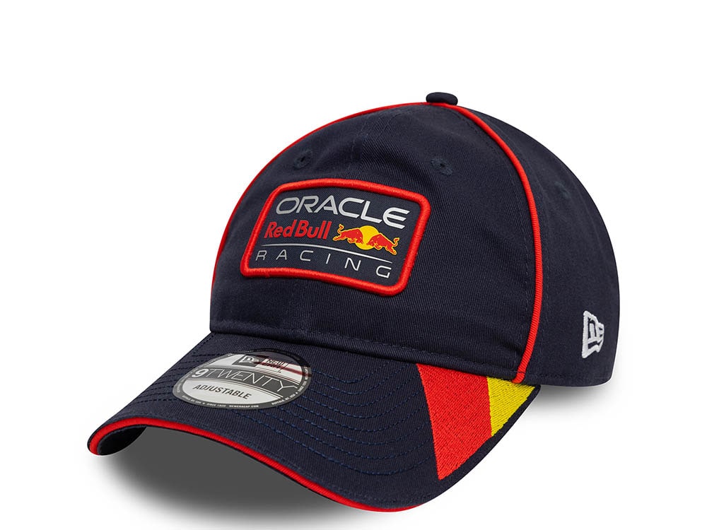 New Era Red Bull F1 Navy Retro Racing 9Twenty Strapback Gorra