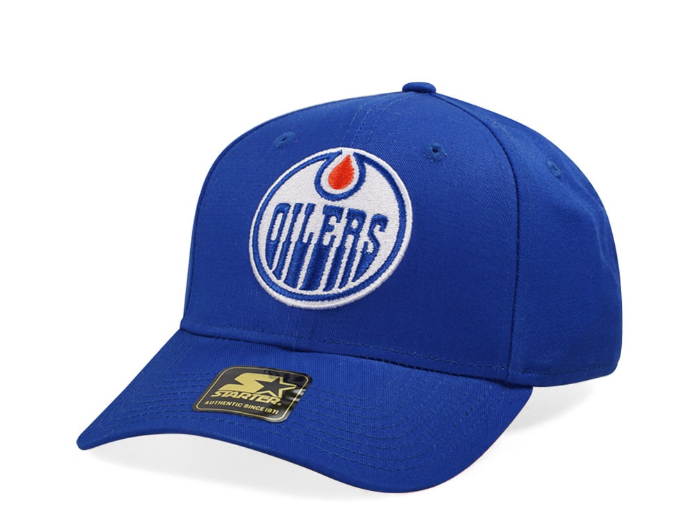 Starter Edmonton Oilers Score Cotton Twill Curved Snapback Gorra