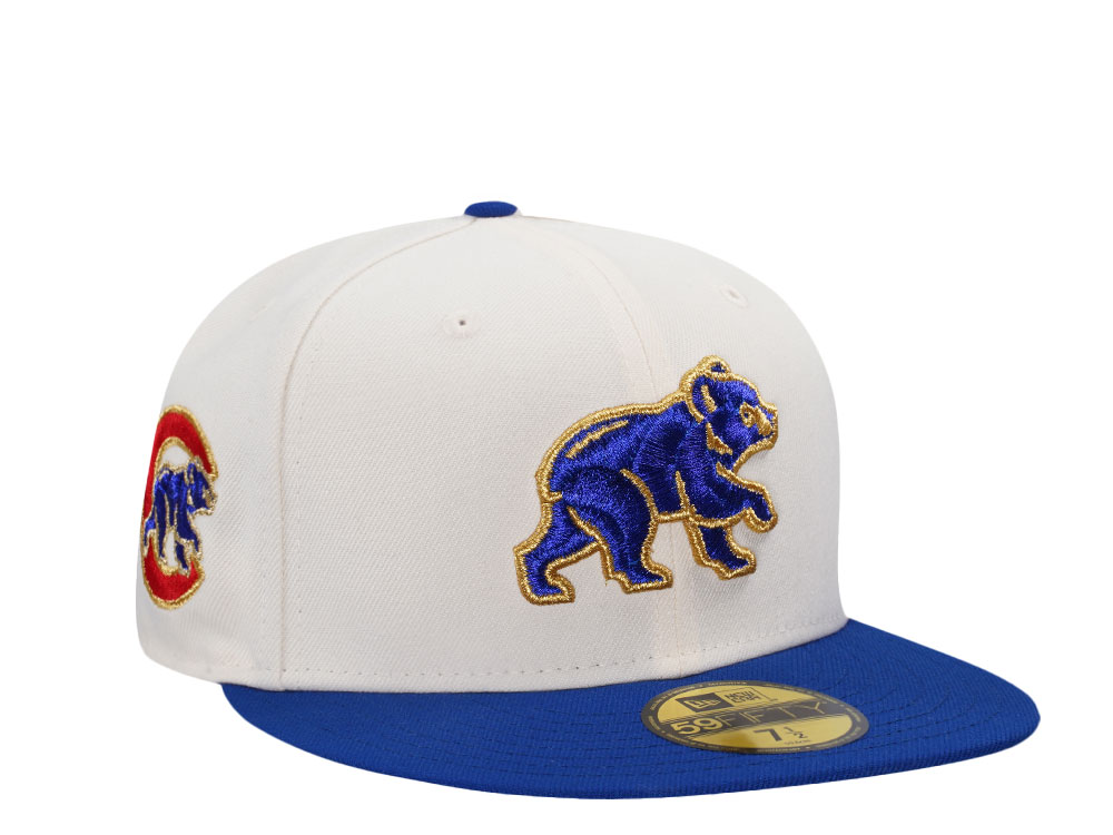 New Era Chicago Cubs Chrome Gold Two Tone Edition 59Fifty Fitted Gorra