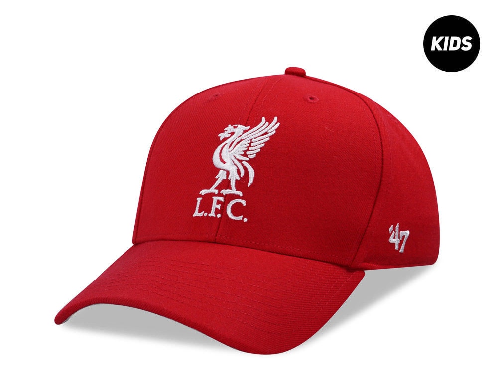 47Brand Liverpool FC Red MVP Strapback Gorra