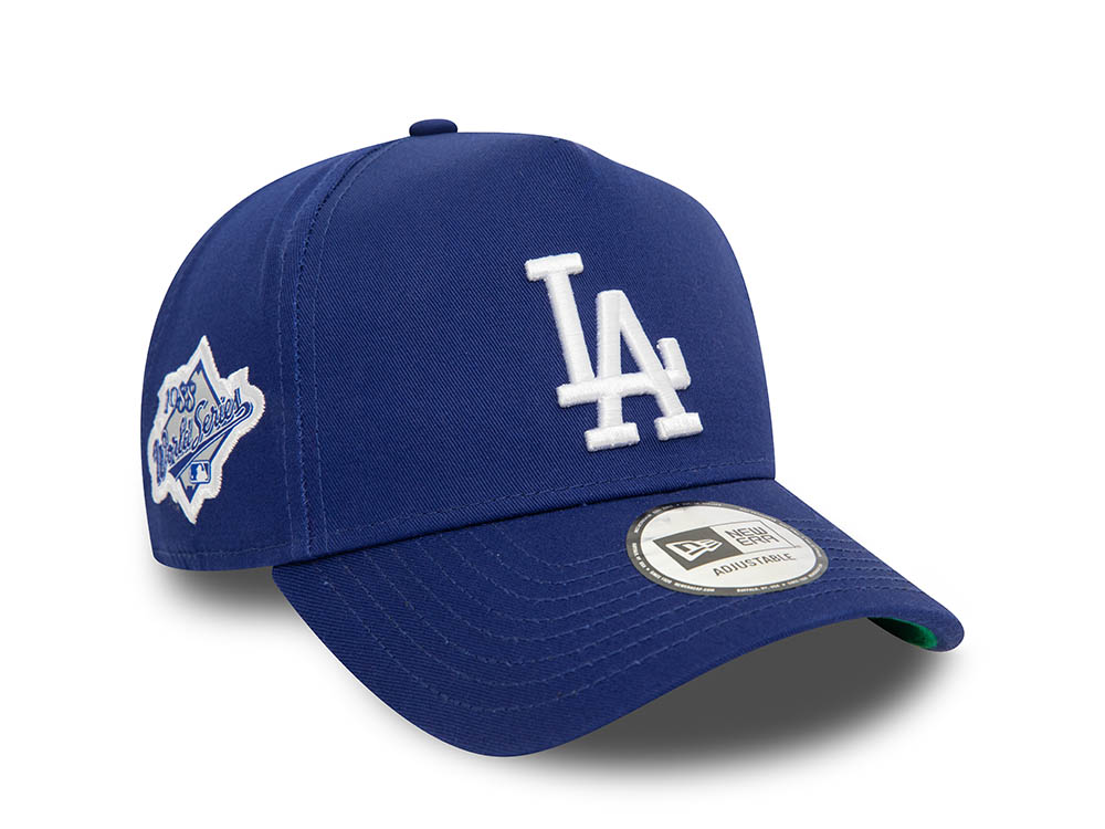 New Era Los Angeles Dodgers World Series 1988 Royal Blue A Frame Snapback Gorra