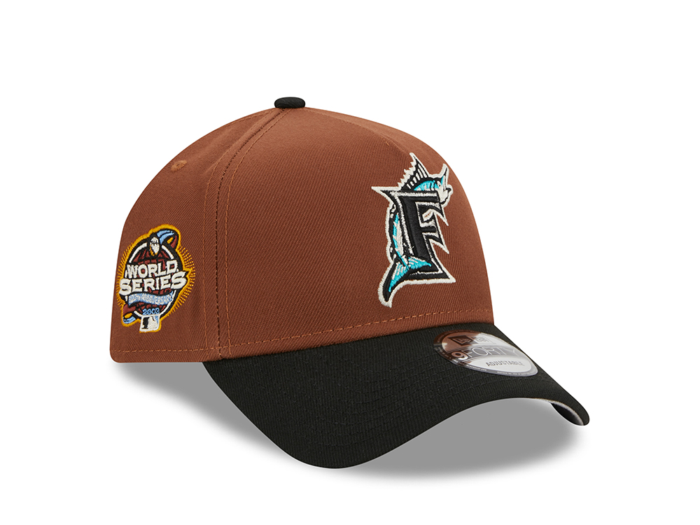 New Era Florida Marlins World Series 2003 Harvest Two Tone 9Forty A Frame Snapback Gorra