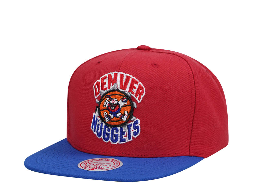 Mitchell & Ness Denver Nuggets Breakthrough Two Tone Snapback Gorra