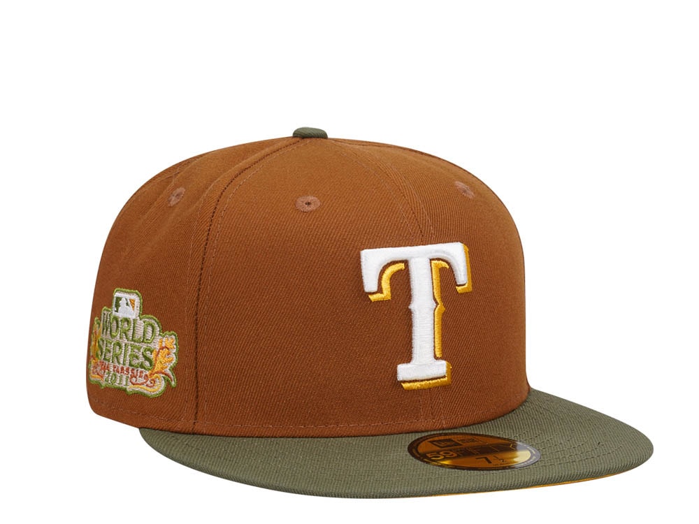 New Era Texas Rangers World Series 2011 Two Tone Edition 59Fifty Fitted Gorra