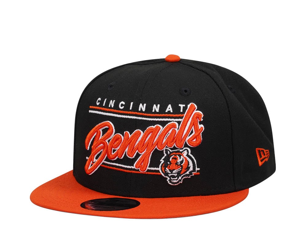 New Era Cincinnati Bengals Black and Orange Two Tone Edition 9Fifty Snapback Gorra