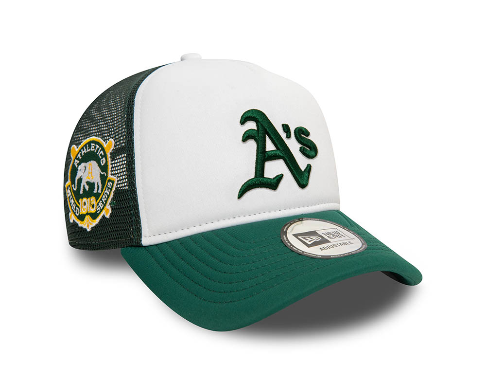 New Era Oakland Athletics World Series 1913 Foam Trucker A Frame Snapback Gorra