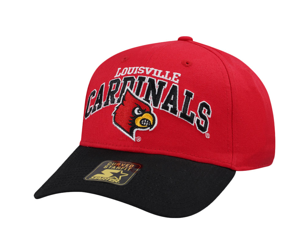 New Era Louisville Cardinals Crowd Pleaser Edition Red Curved Snapback Gorra