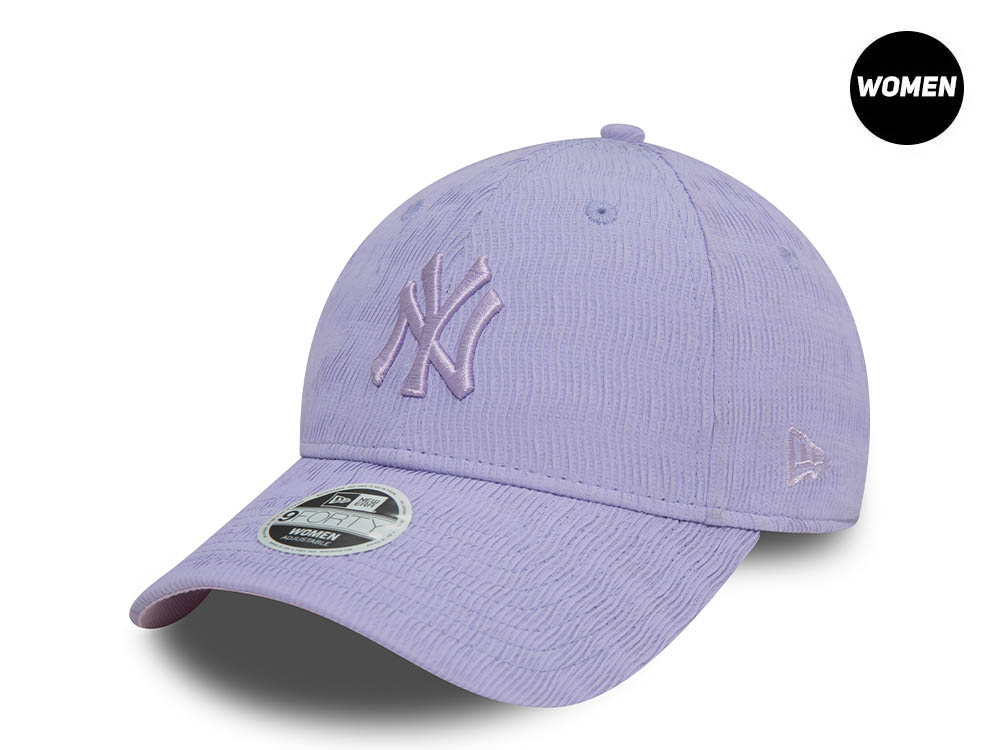 New Era New York Yankees Purple Ruching Womens 9Forty Snapback  Gorra