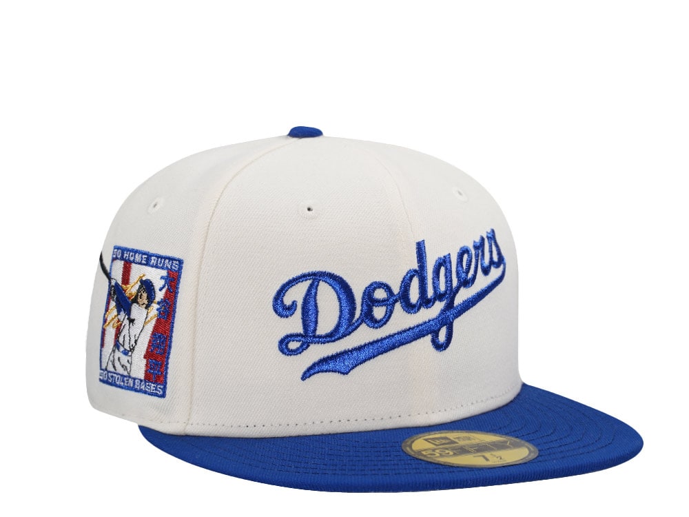 New Era Los Angeles Dodgers Ohtani 50 50 Season Chrome Two Tone Edition 59Fifty Fitted Gorra