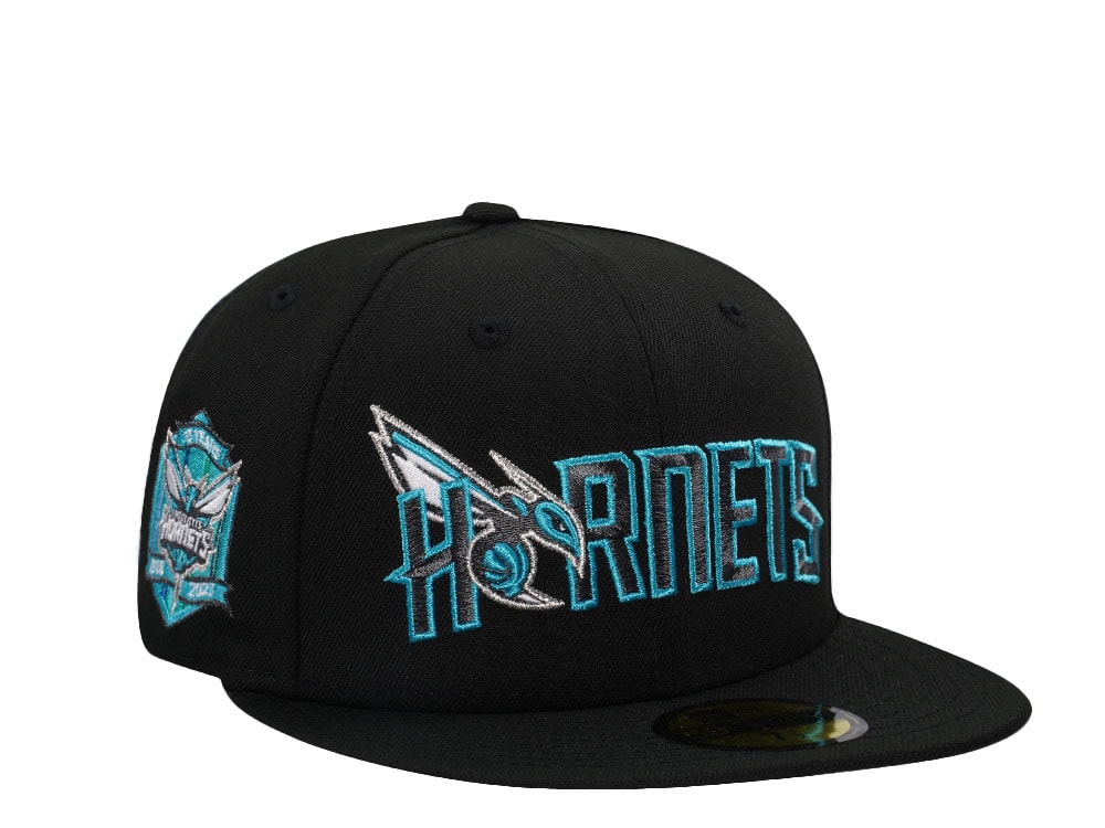 New Era Charlotte Hornets 35 Years Black Prime Edition 59Fifty Fitted Gorra