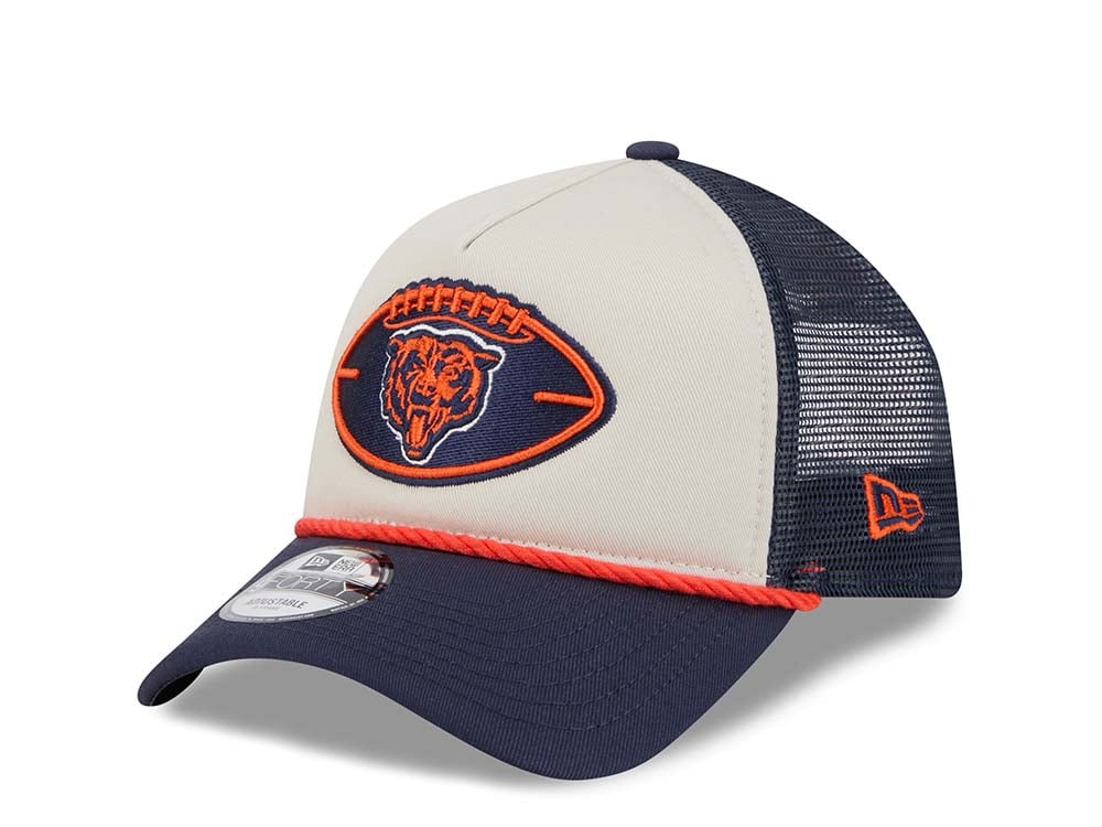 New Era Chicago Bears Sideline 2024 9Forty A Frame Trucker Snapback Gorra