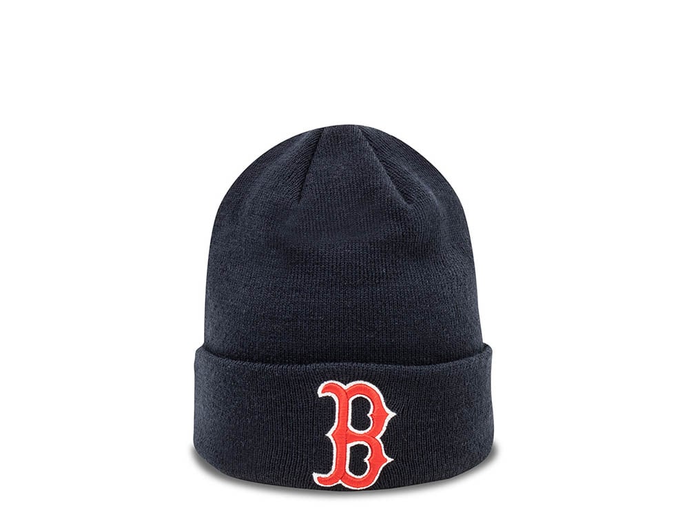 New Era Boston Red Sox Essential Cuff Beanie Navy Gorro