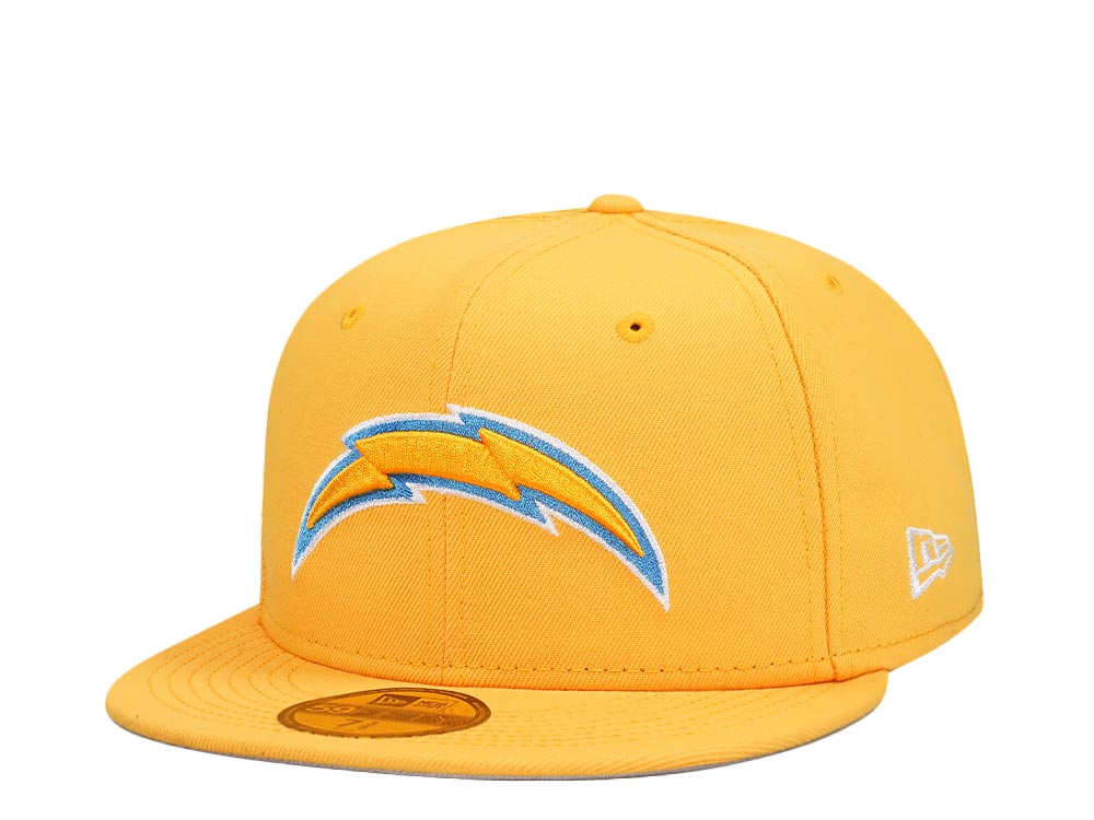 New Era Los Angeles Chargers  Yellow Classic Edition 59Fifty Fitted Gorra