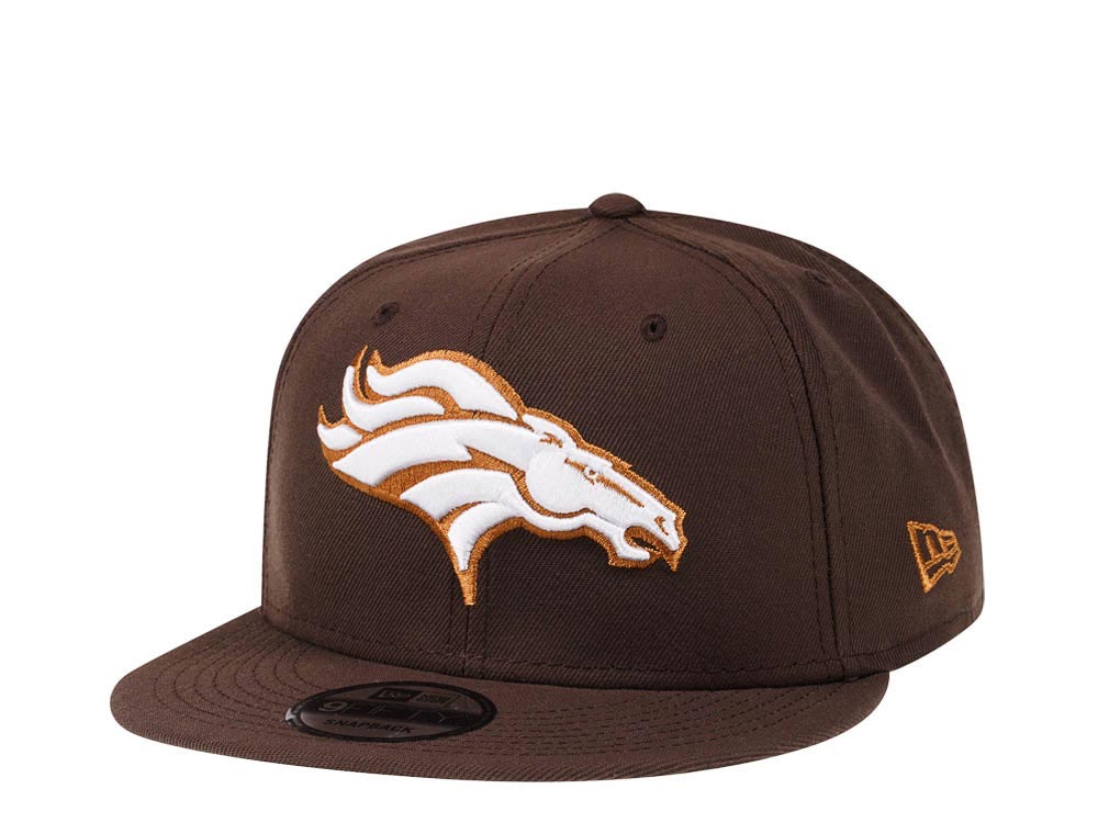 New Era Denver Broncos Brown Caramel Edition 9Fifty Snapback Gorra