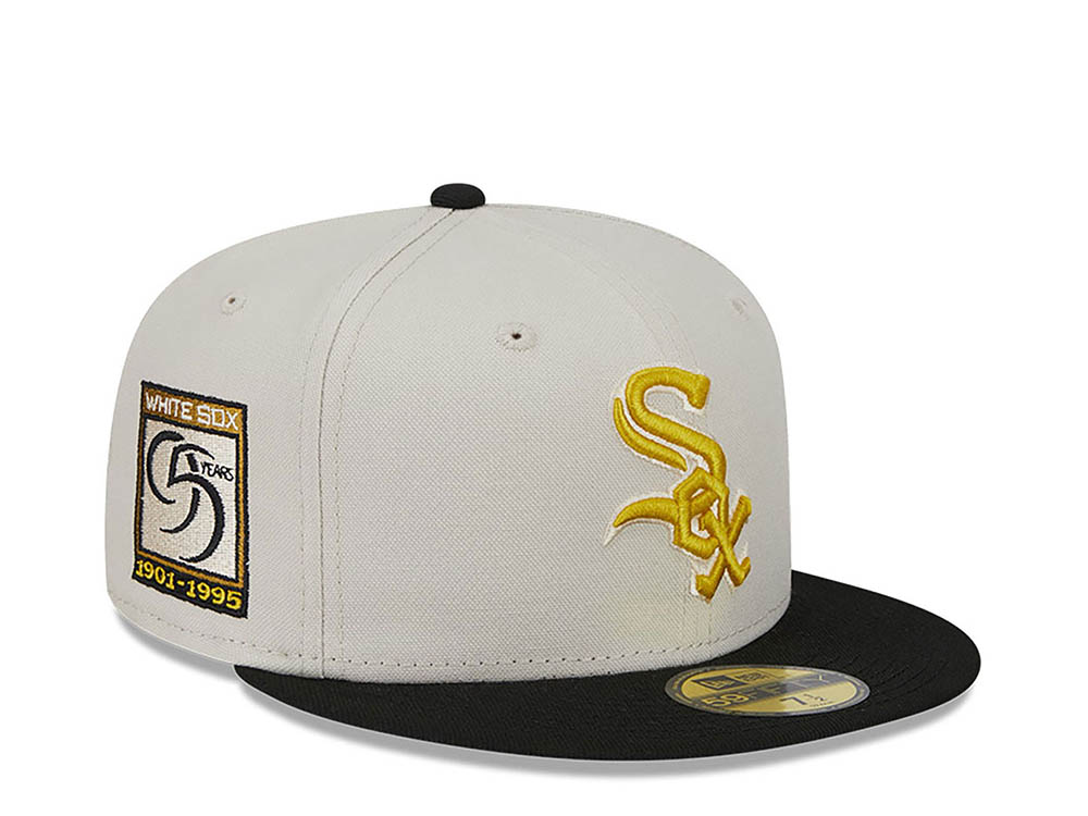 New Era Chicago White Sox 95 Years Stone Two Tone Edition 59Fifty Fitted Gorra