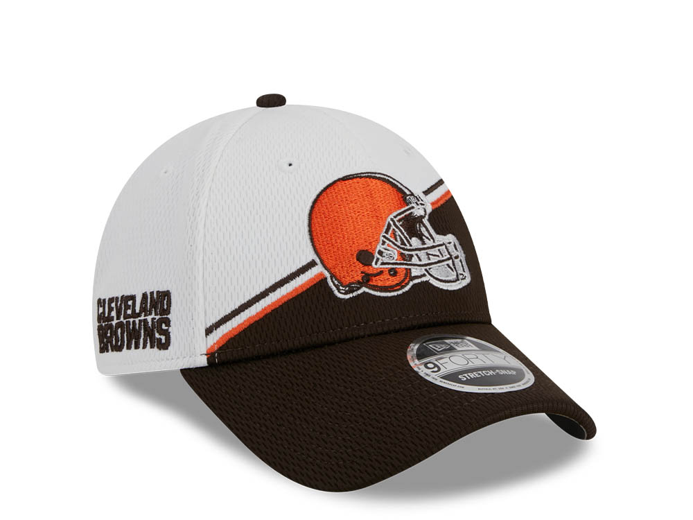 New Era Cleveland Browns NFL Sideline 2023 Brown White  9Forty Snapback Gorra