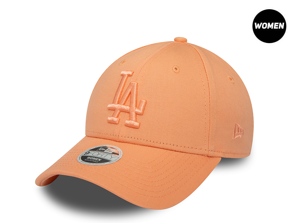 New Era Los Angeles Dodgers League Essential Salmon Womens 9Forty Strapback Gorra TOPPERZSTORE.MX