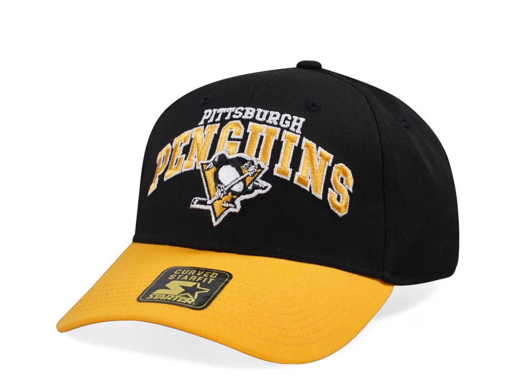 New Era Pittsburgh Penguins Crowd Pleaser Edition Black Curved Snapback Gorra