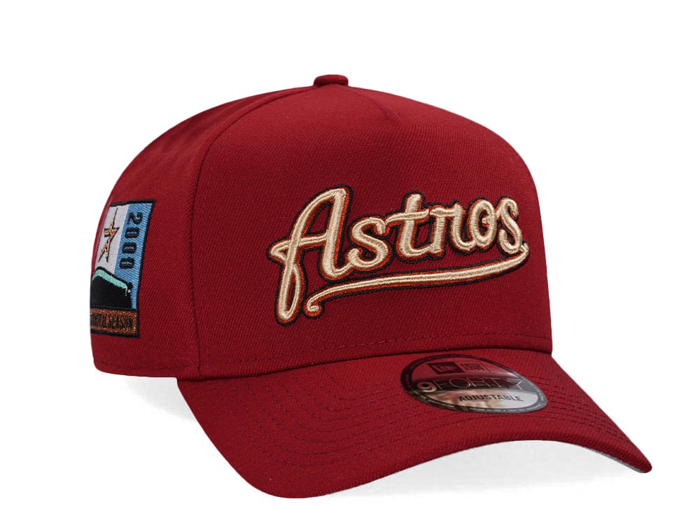 New Era Houston Astros Inaugural Season 2000 Brick Edition A Frame Snapback Gorra