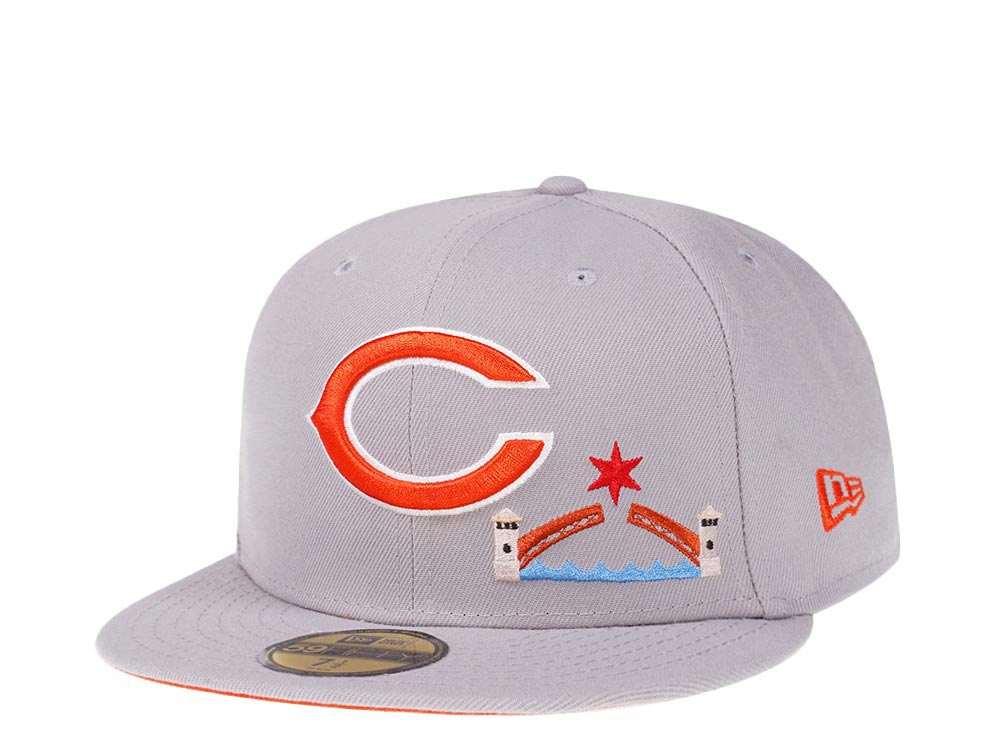 New Era Chicago Bears City Icons Grey Edition 59Fifty Fitted Gorra