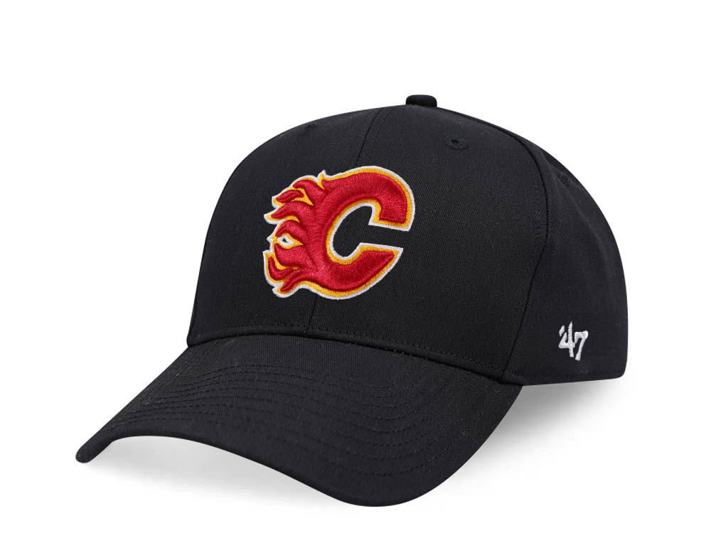 47Brand Calgary Flames Black Ballpark MVP Snapback Gorra