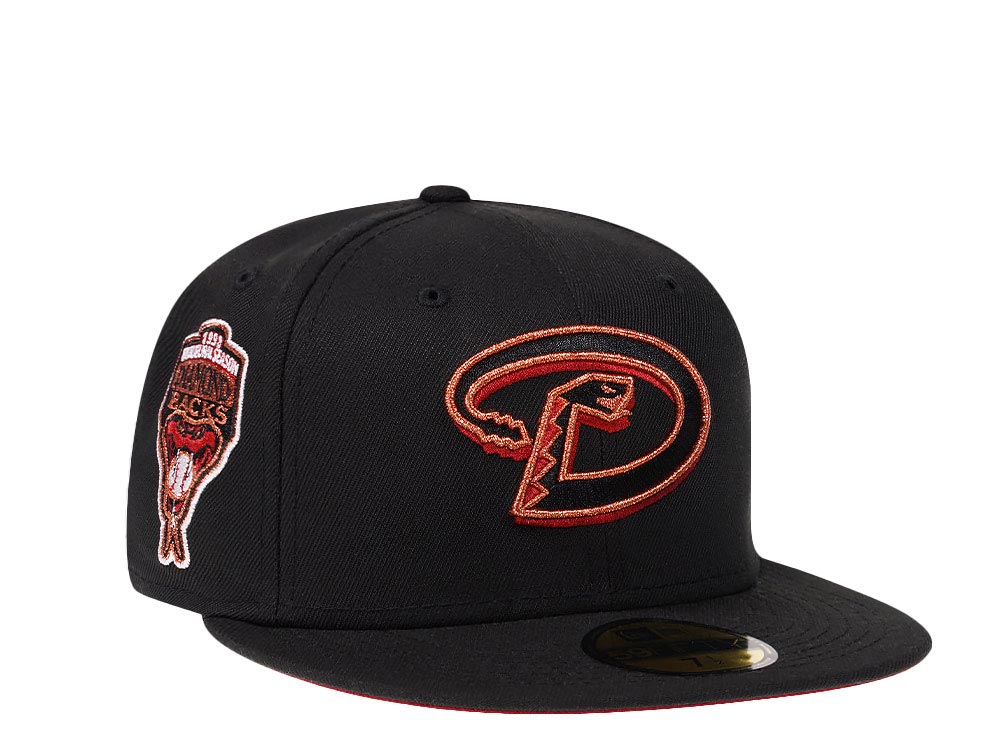 New Era Arizona Diamondbacks Inaugural Season 1998 Black Copper Edition 59Fifty Fitted Gorra